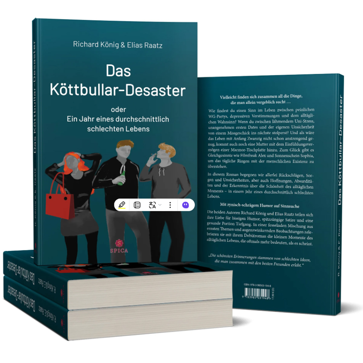 Das Köttbullar-Desaster" von Richard König & Elias Raatz (Roman)
